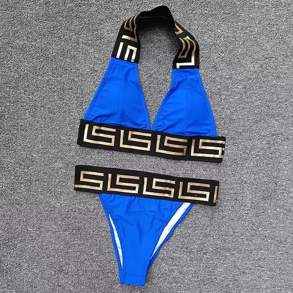 Women's Halter Bikini Set - Sexy Summer Swimwear with Thong for Beach Holidays