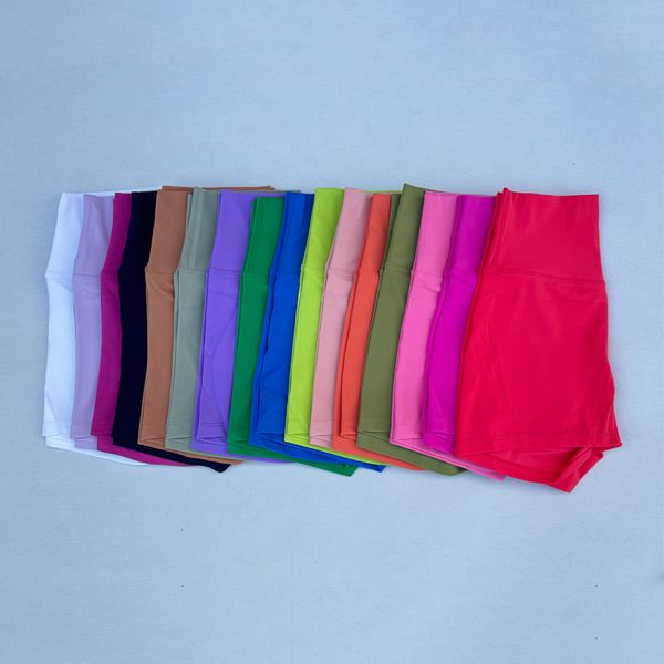 Women's high-waisted yoga shorts for cycling, running, gym workouts, and outdoor jogging sports