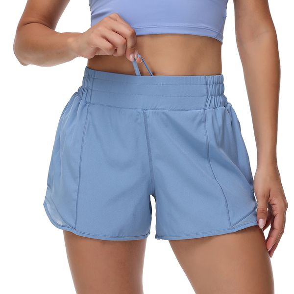 Womens Hotty Hot High-Rise Lined Short 4" Gym Training Tights for Quick-Dry Sports Fashion