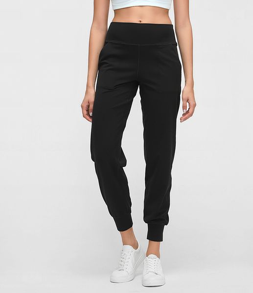Women's loose yoga trousers for gym, running, and casual wear with a high waist design