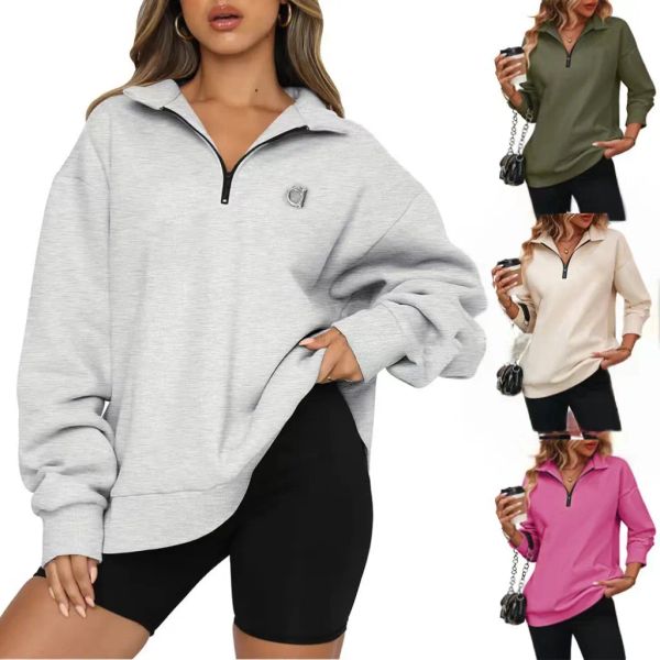 Women's oversized hoodie with 3D chest logo, perfect for yoga and casual wear, unisex fit