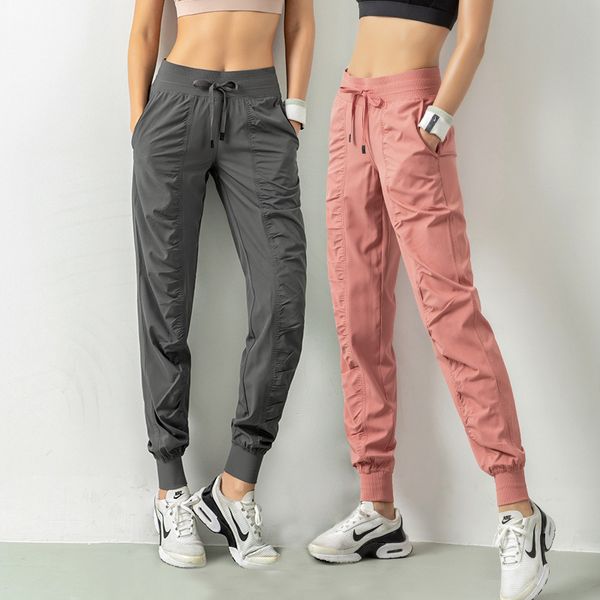 Women's Quick-Dry Sport Joggers with Side Pockets for Gym and Running