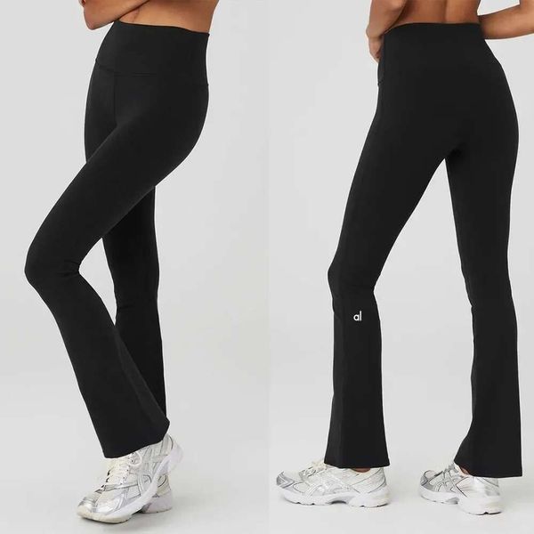 Women's Slimming High-Waist 7/8 Bootcut Leggings with Stretchy Comfort and Micro Raging Aloyoga Pants Design