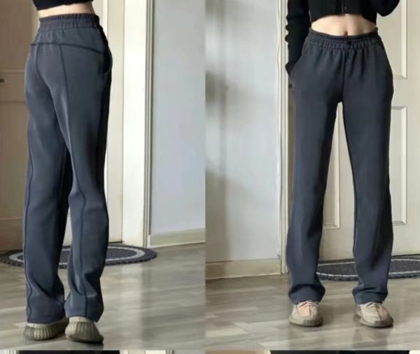 Women's Softstreme Casual Pants for Autumn and Winter, Loose Outdoor Trousers with Drawstring, Straight Leg Design