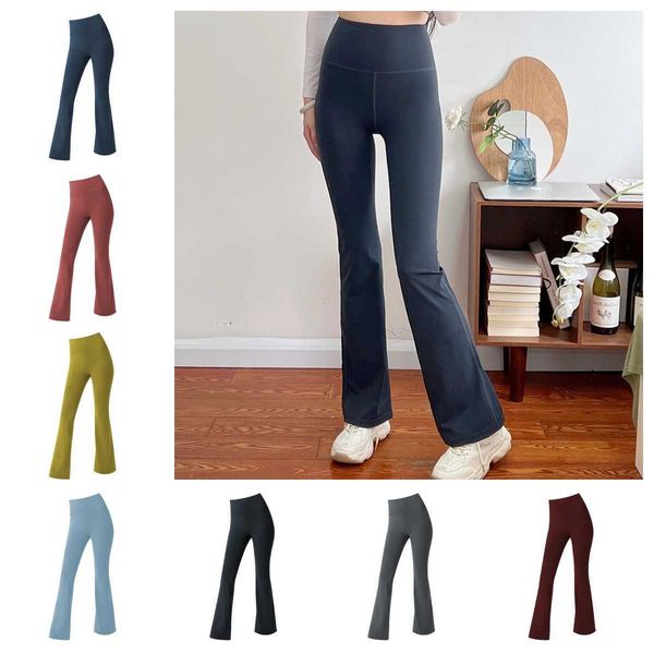 Women's stretchy full-length yoga pants with elastic waistband, ideal for running and sports in 2024
