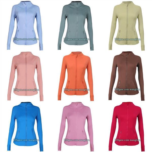 Women's stylish quick-dry yoga jacket for active workouts and jogging, featuring solid color and breathable design