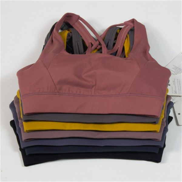 Women's Summer Yoga Bra with Built-in Pads – Sleeveless Gym & Fitness Vest Top