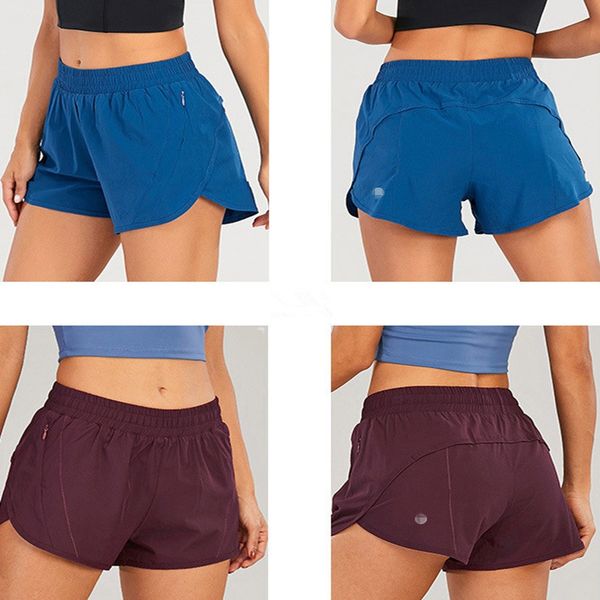 Women's Yoga Set with Zipper Pocket Shorts - Sporty Two-Piece Fitness Outfit for Active Girls
