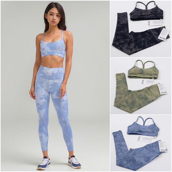 Women's yoga workout set with high-waisted elastic pants and vest for gym, running, and casual wear