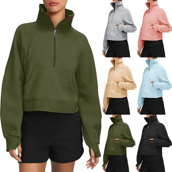 Women's yoga workout top for fitness training, casual sports jacket with long sleeves, ideal for running and outdoor activities