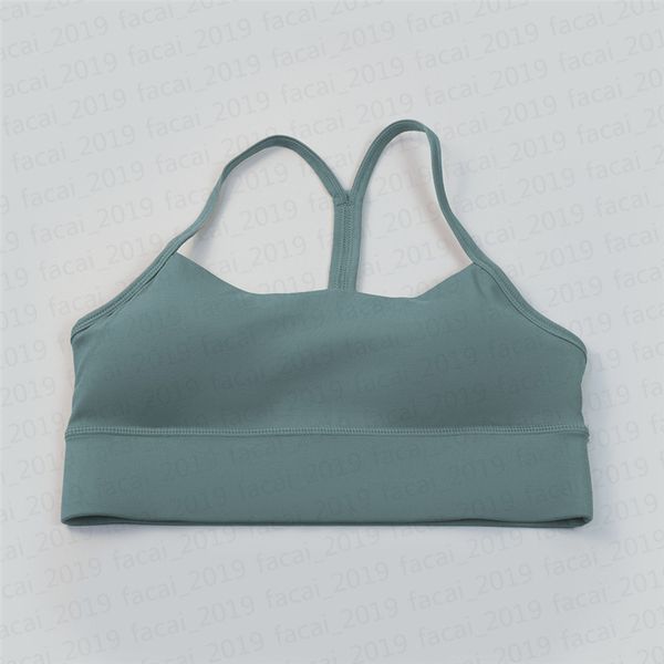 Women's Y-shaped yoga bra tank for summer workouts, no steel ring with built-in chest padding, ideal for gym and fitness activities