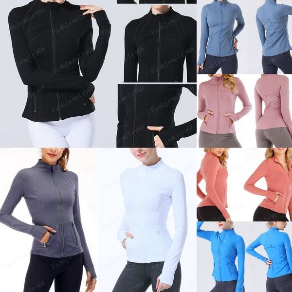 Women's zip-up fitness jacket for yoga and gym workouts, quick-dry activewear top