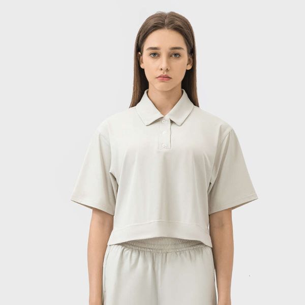 Woumen Yoga Outfits shirt Gym Polo T-shirt Solid Soft Sports Tops Female Yoga Top Shorts Sleeve Turn-down collar Sportwear Breathable

Women's breathable yoga outfit with soft polo shirt and sporty turn-down collar for gym and yoga
