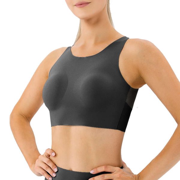 Yoga Align Women's Shockproof Push-Up Sports Bra with Wide Shoulder Straps for High-Impact Activities in Lemon LL Sport