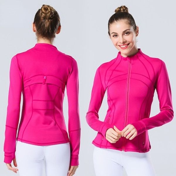 Yoga Jacket for Women - Define Workout Sport Coat, Quick-Dry Fitness Zip-Up Top for Gym and Activewear