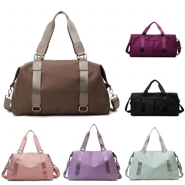 Yoga outdoor handbag for travel, beach, and fitness with large waterproof capacity and crossbody design