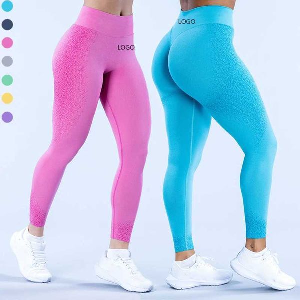 Yoga Outfit GYM DF Womens Seamless Leggings with Tight Hip Gym Fitness Pants Low Rise Sports H250111
