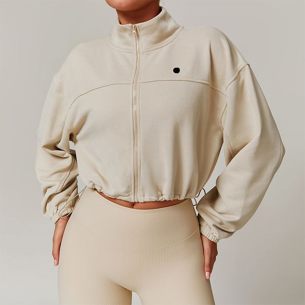 Yoga Outfit New thickened warm hoodies Polar Fleece sports jackets for women's outdoor leisure wear yoga training fitness jacket

Rewritten as:
New warm fleece hooded jackets for women's yoga, fitn...