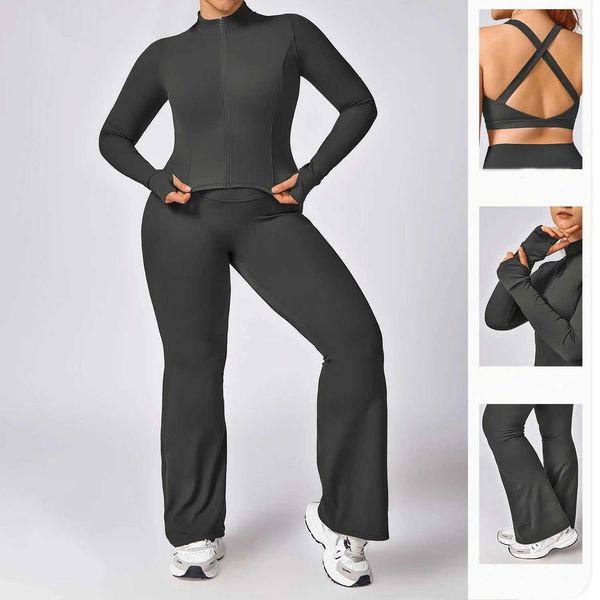 Yoga outfits for plus-size women in XL/2XL/3XL, quick-drying fitness suits ideal for Pilates, running, and workouts