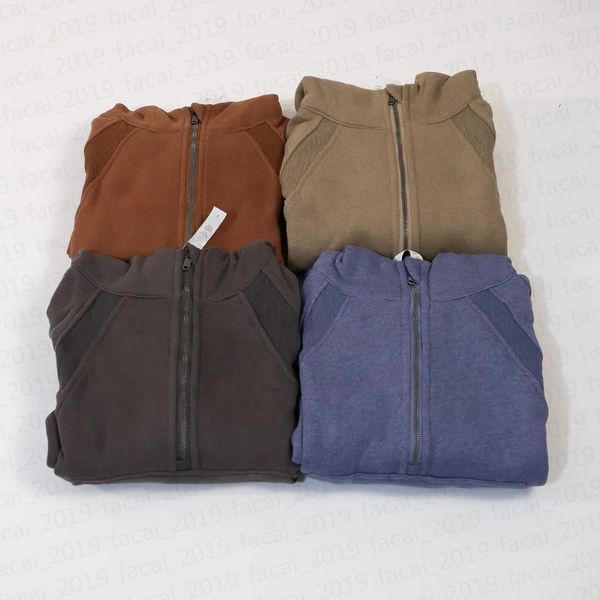 Yoga Outfits Scuba Hoodie Half Zip Women's Autumn Winter Sports Sweater Loose Gym Jacket Fiess Short Plush Coat Sweatshirt A3