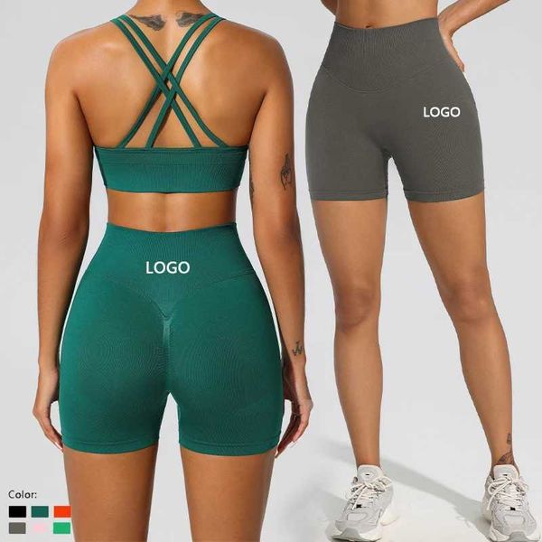 Yoga pants with high-waisted shorts for women, designed to lift your butt during gym workouts and sports training