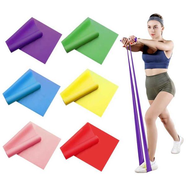 Yoga Pilates stretch bands for home workouts and physical therapy, ideal for lower body strength training