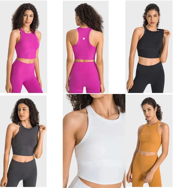 Yoga sports bras and crop tops for women, seamless bodycon workout tops with push-up support for gym and running