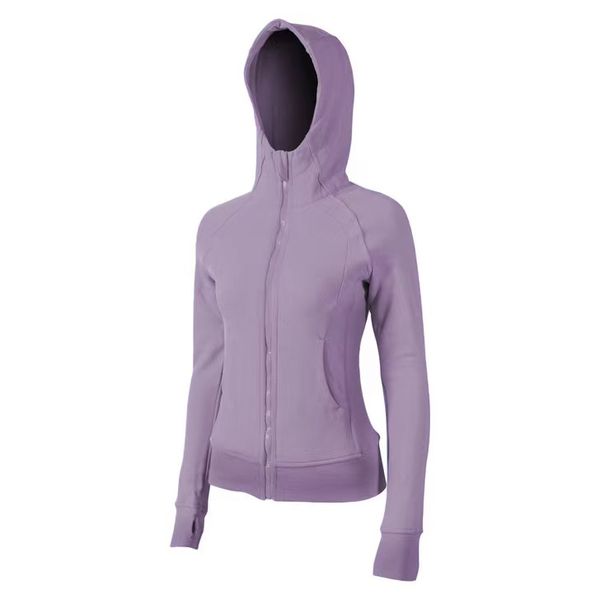Zipper fleece hoodie jacket for women, cozy cashmere sport top for fall and winter, casual hooded outfit available in 14 colors