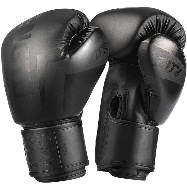 ZTTY Kick Boxing Gloves for Men and Women - PU Karate, Muay Thai, MMA, Sanda Training Gear for Adults and Kids